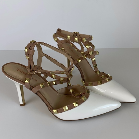 BCBGeneration Shoes - BCBGeneration | Darron Studded T-Strap Heels